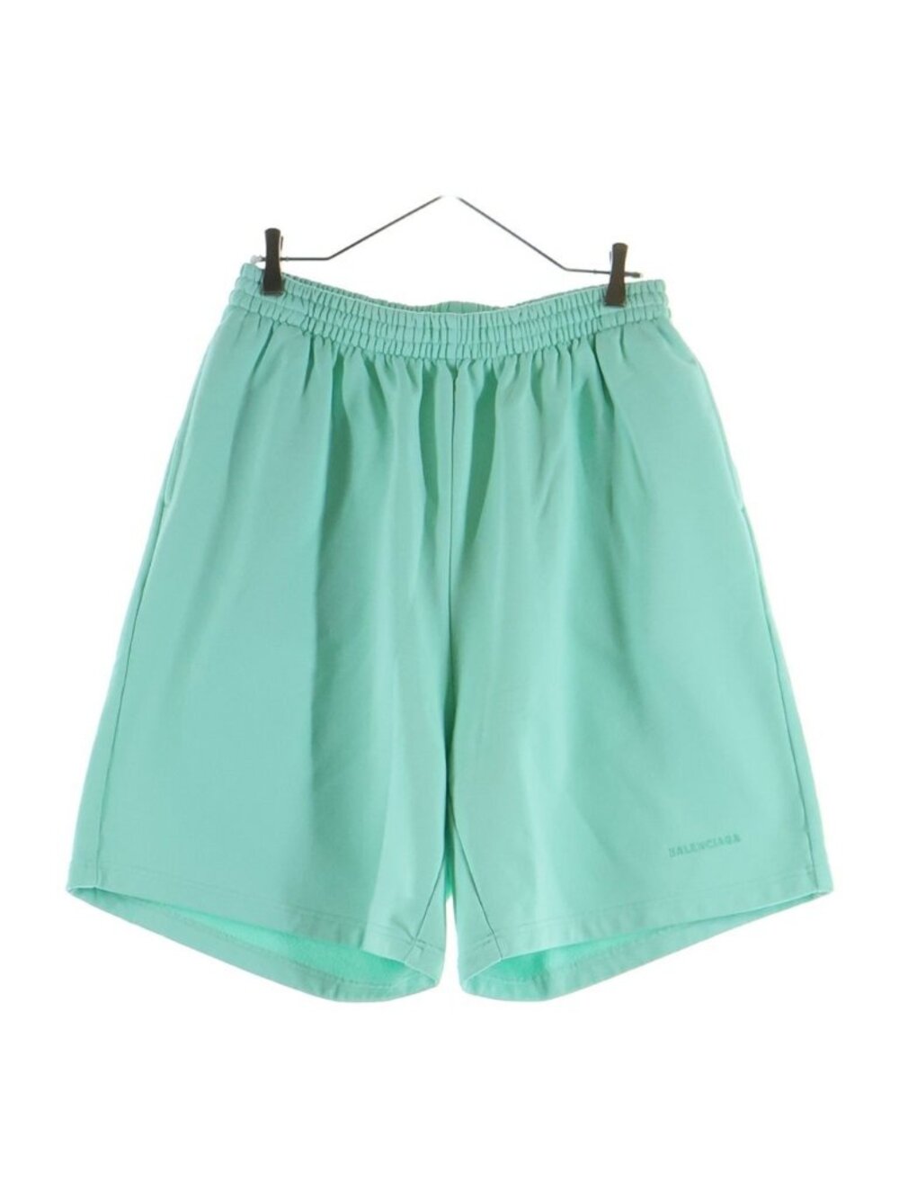 Balenciaga BB Embroidered Logo Shorts BB Sweat Mint Green